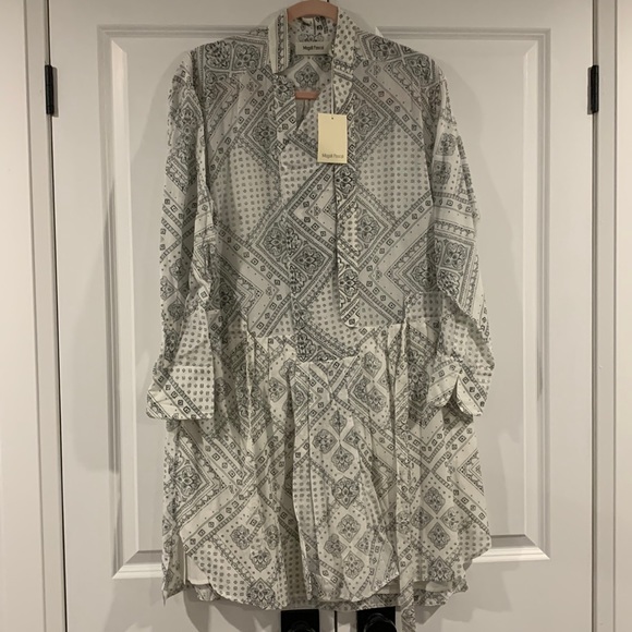 Magali Pascal “Phoenix” bandana dress in white - Picture 3 of 4